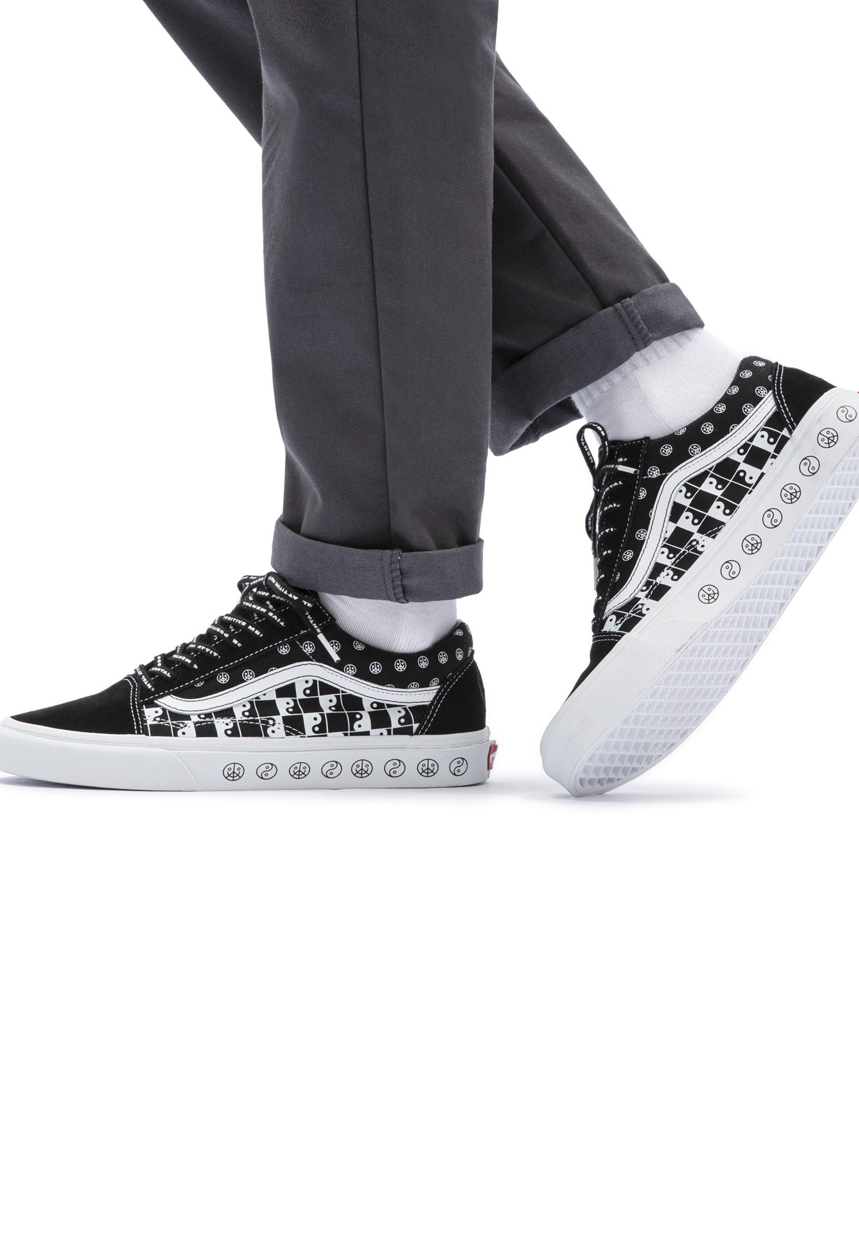 Vans UA SENTRY OLD SKOOL WC - Sneakers - canvas cottoncandy/trwht/ljusrosa  - Zalando.se