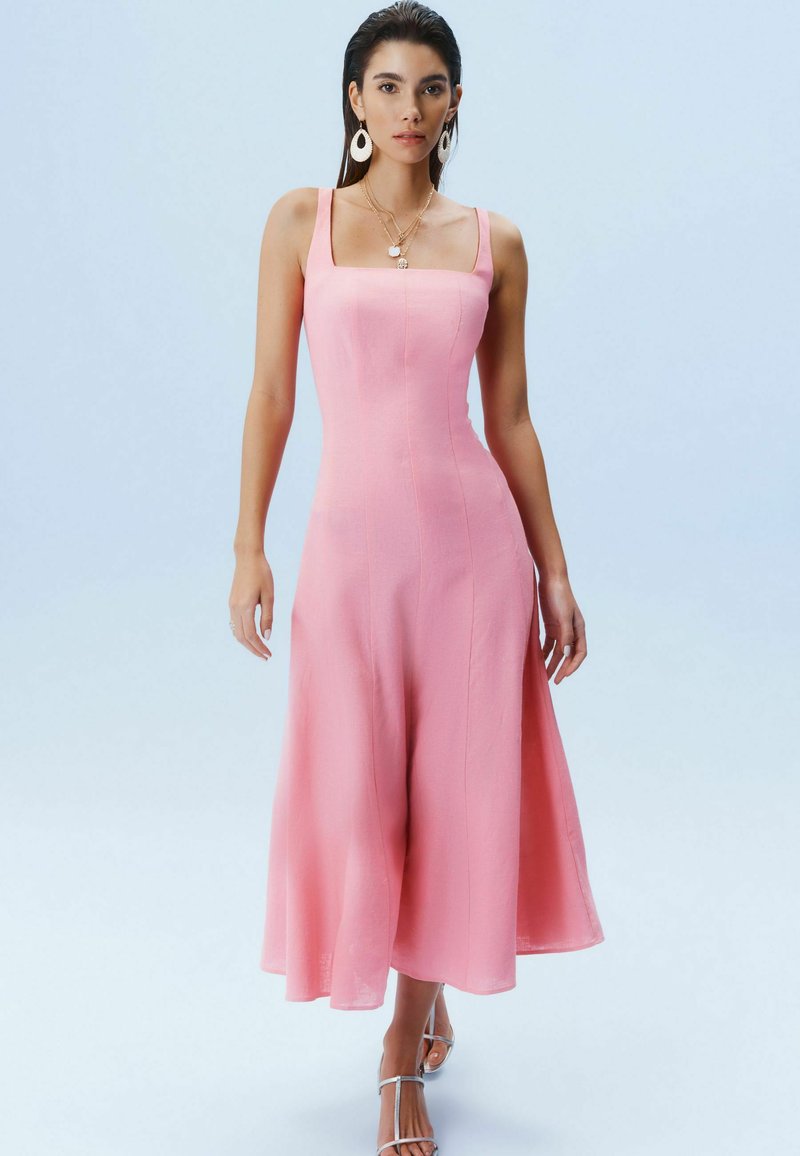 Next MIDI - REGULAR FIT - Vapaa-ajan mekko - pink