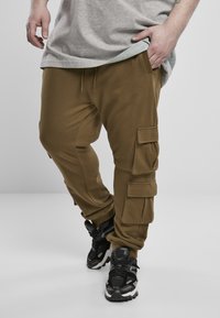 Urban Classics - DOUBLE POCKET TERRY - Cargobukser - summerolive Miniaturebillede 1