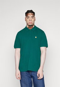Carhartt WIP CHASE - Polo - chervil/gold