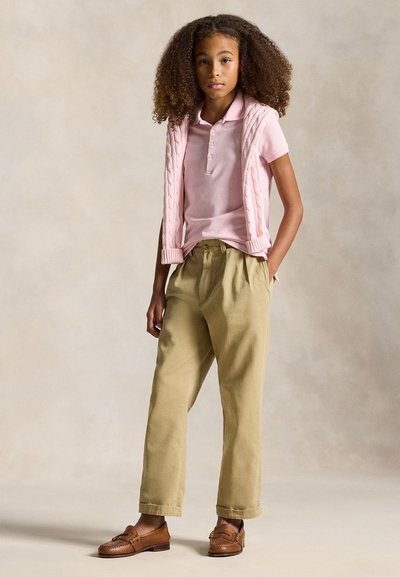 Polo Ralph Lauren STRETCH MESH POLO SHIRT 7-14Y - Polo shirt - hint of pink