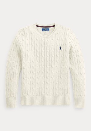 Polo Ralph Lauren, CABLE-KNIT COTTON SWEATER 7-14Y - Pullover - nevis