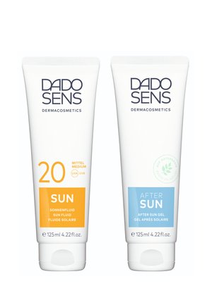 DADO SENS SOONNENFLUID SPF 30 & AFTER SUN GEL SUN - Aftersun - transparent weiß
