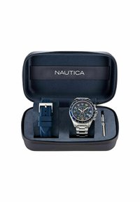 Nautica OCEAN BEACH - Hodinky se stopkami - silver tone