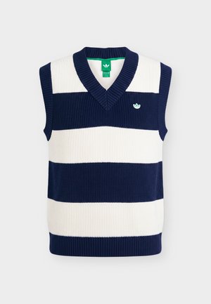 adidas Golf Originals, OVERSIZED VEST - Jersey de punto - night indigo/chalk white