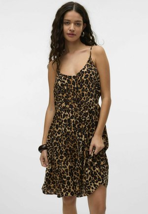 VMBUMPY SHORT SINGLET NOOS - Jurk - tan