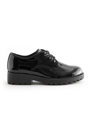 SCHOOL LEATHER LACE-UP SHOESFIT (F) - Pantofi cu șiret - black patent