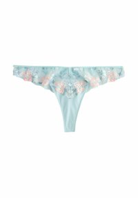 Next - PREMIUM FLORAL EMBROIDERY  - Perizoma - blue Immagine in miniatura 1
