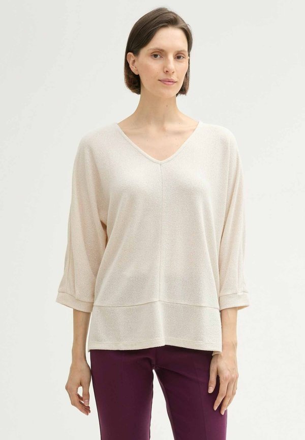 MIT 3/4 ARM - Strickpullover - dusty beige melange