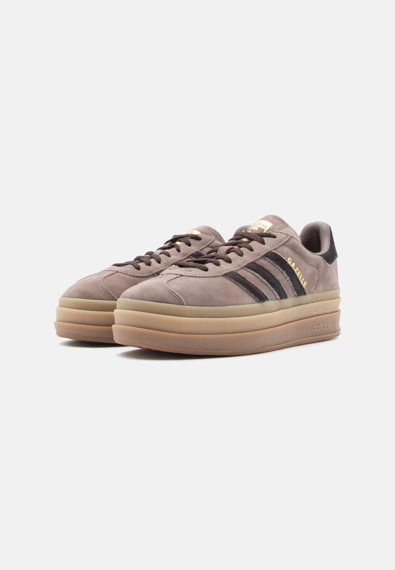 adidas gazelle silver green womens adidas Gazelle Indoor Shoes - Women's - Sand Strata / Preloved Brown / Gum