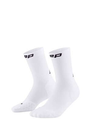 2ER-PACK RUN MID CUT - Sportsokken - white