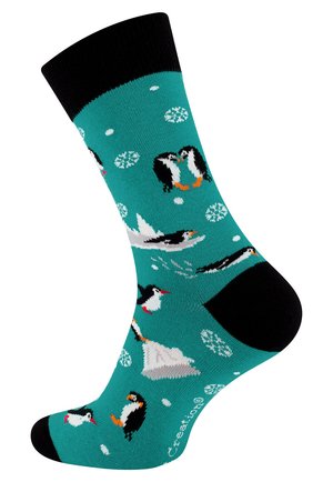 Vincent Creation BUNTE FUN  - Calze - pinguinpetrol