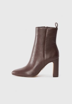 ADELISA - High heeled ankle boots - ground coffee