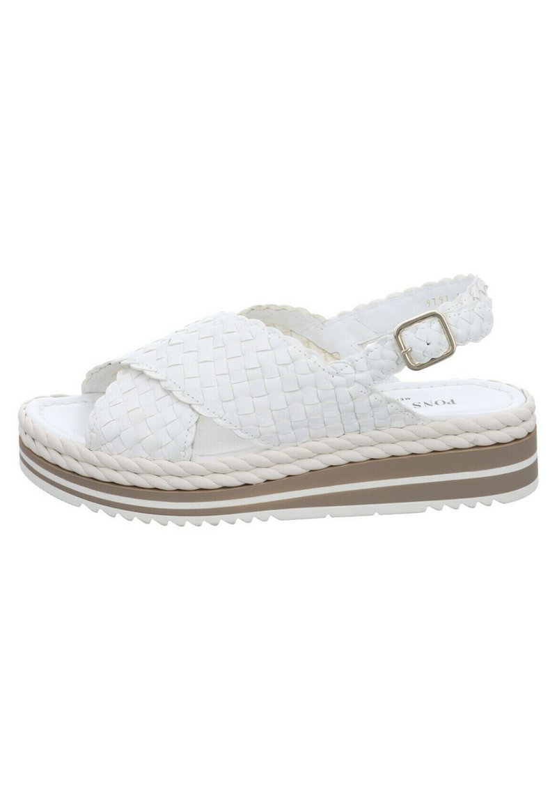Pons Quintana MILAN - Sandalias - blanco