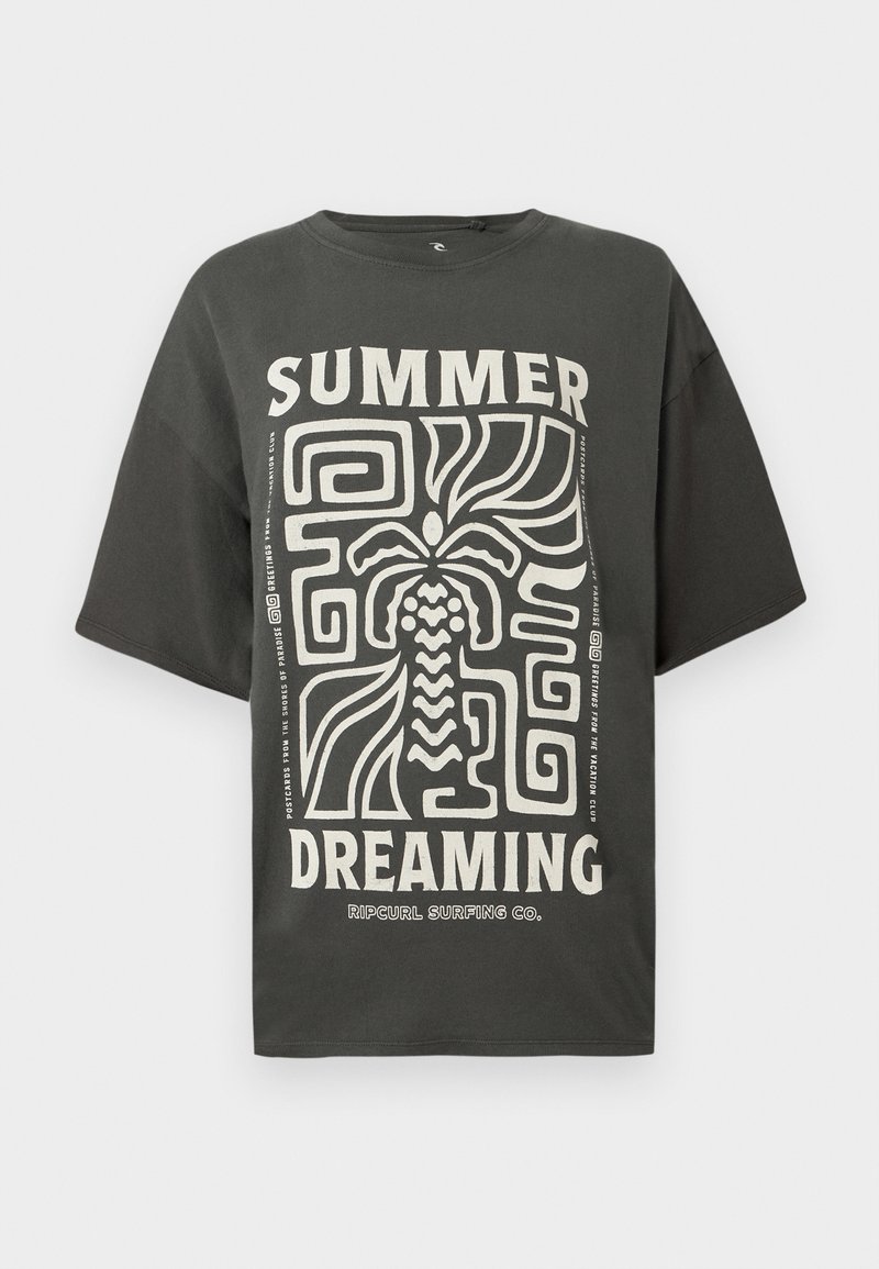Rip Curl T-shirt print zwart