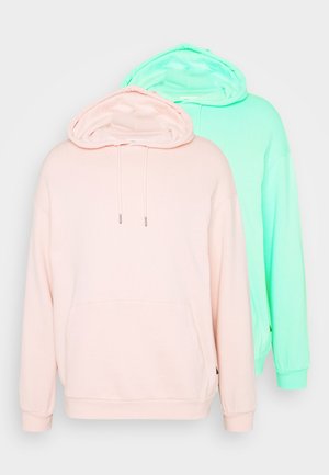 YOURTURN 2 PACK UNISEX - Sweat à capuche - mint