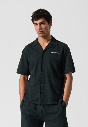 CHECKED BEACH - Košeľa - navy