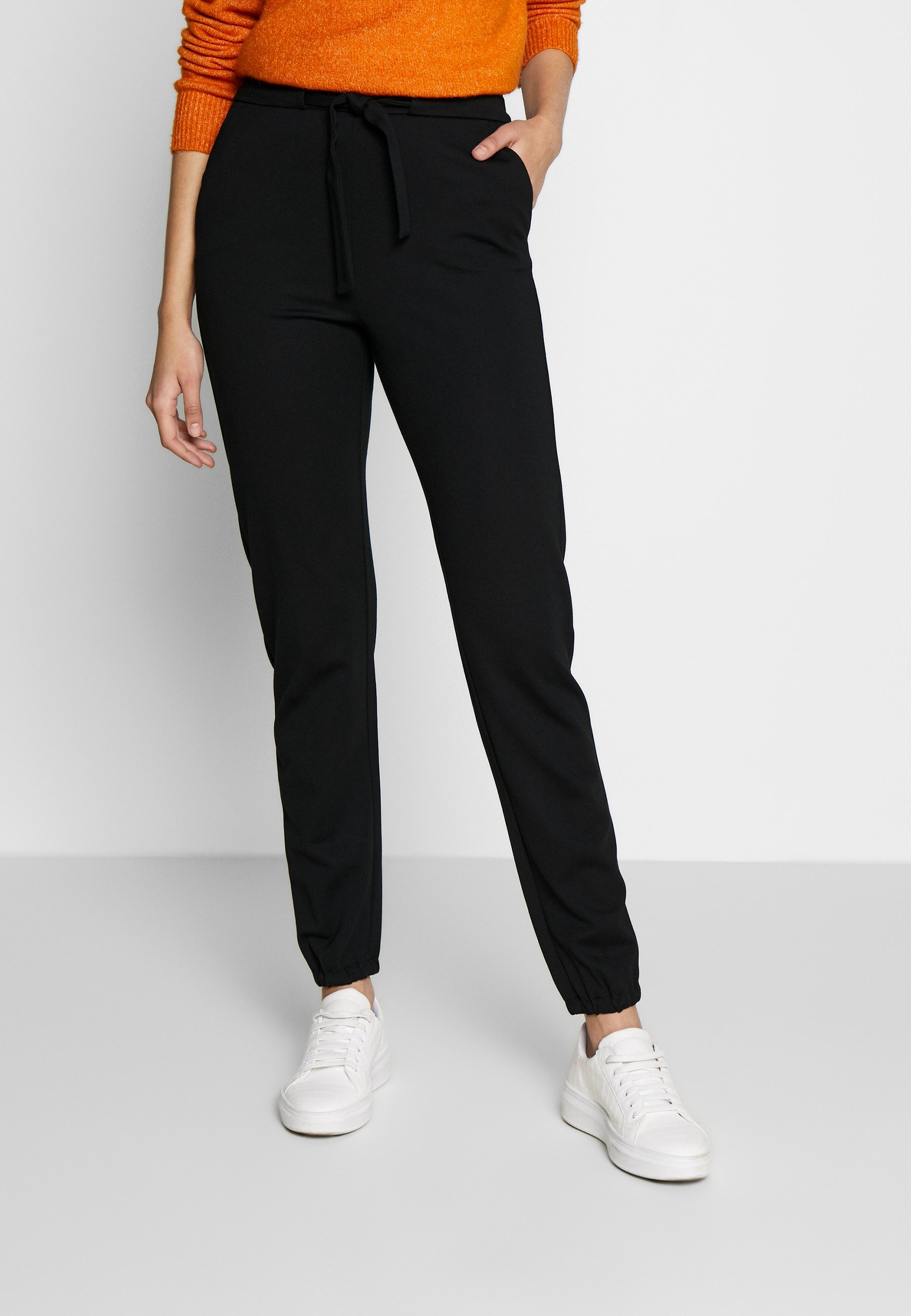 ONLY Tall ONLPOPTRASH BELT PANT - Pantalones - black/negro - Zalando.es