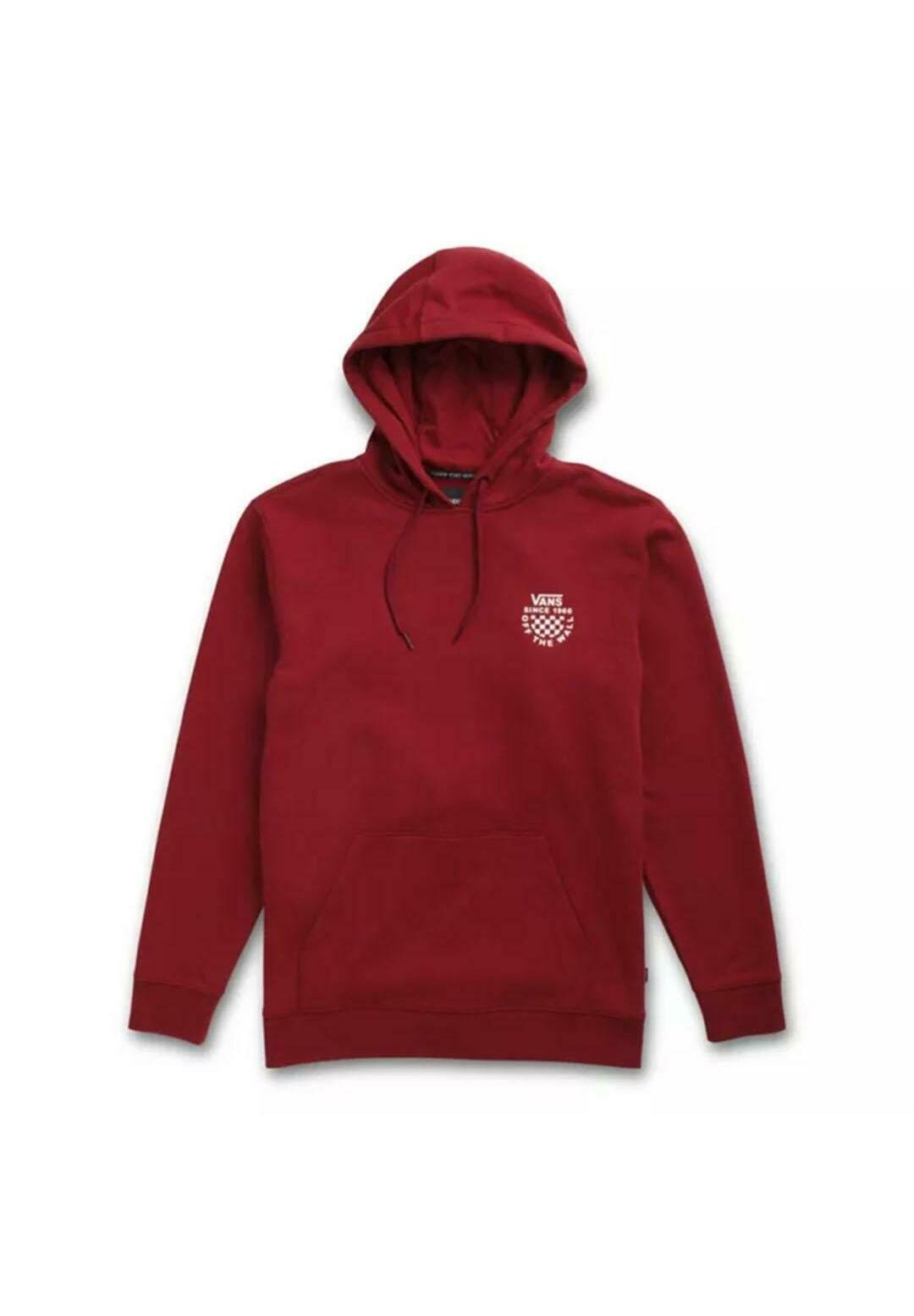 sudadera vans roja