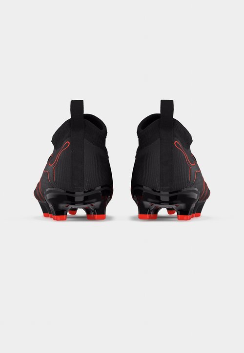 PUMA FUTURE 9 MATCH FG/AG JR UNISEX - Football boots artificial grass - black/glowing red/strong gray — photo 4