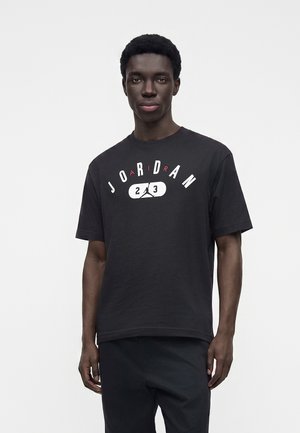 Jordan, CITY CREW - T-shirt imprimé - black/white