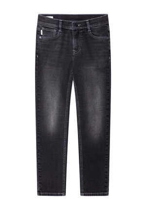 Pepe Jeans, PEPE JEANS STRAIGHT LEG JEANS ASHER FADED BLACK - Jean slim - denim