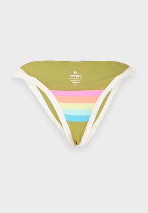 Rip Curl, SURF STRIPE CHEEKY - Κάτω μέρος μπικίνι - green olive