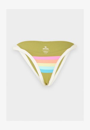 Rip Curl, SURF STRIPE CHEEKY - Κάτω μέρος μπικίνι - green olive