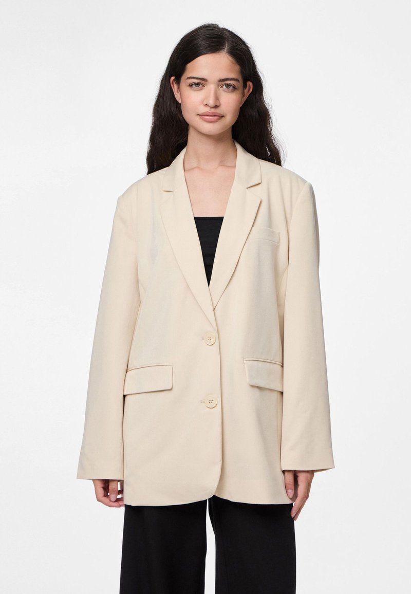 Pieces PCKAMIL LOOSE NOOS - Blazer - sandshell