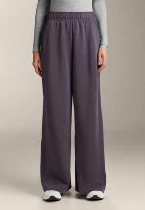 STRAIGHT-LEG SOFT TOUCHED - Spodnji deli trenirk - mottled dark purple