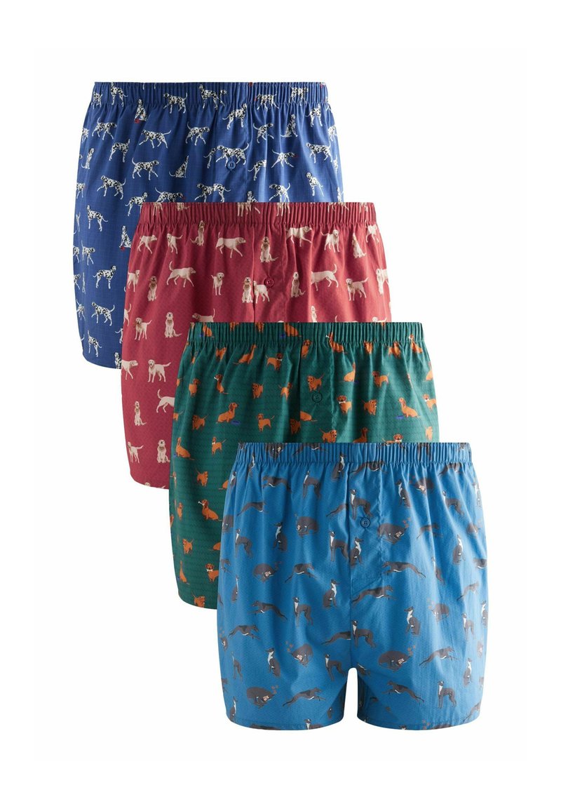 Next PATTERN PURE 4 PACK - Boxeralsó - navy blue red dog print