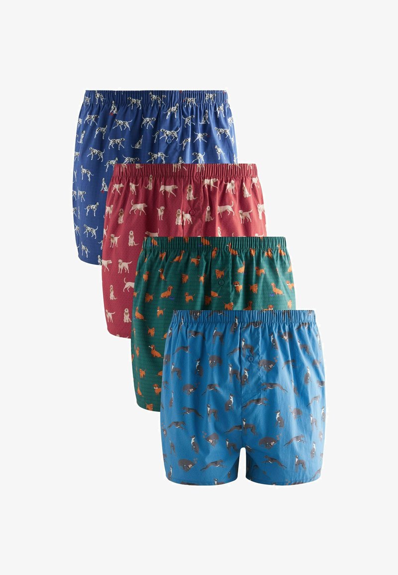 Next PATTERN PURE 4 PACK - Boxeralsó - navy blue red dog print
