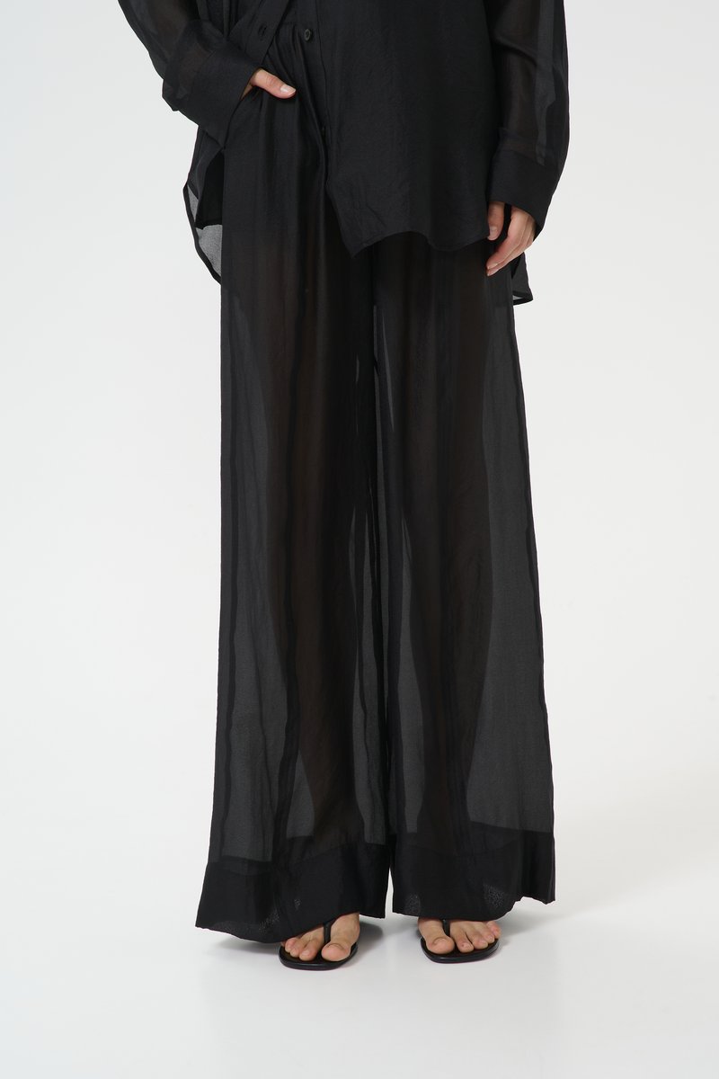 Gestuz - TRUDI PANTS - Trousers - black, Enlarge