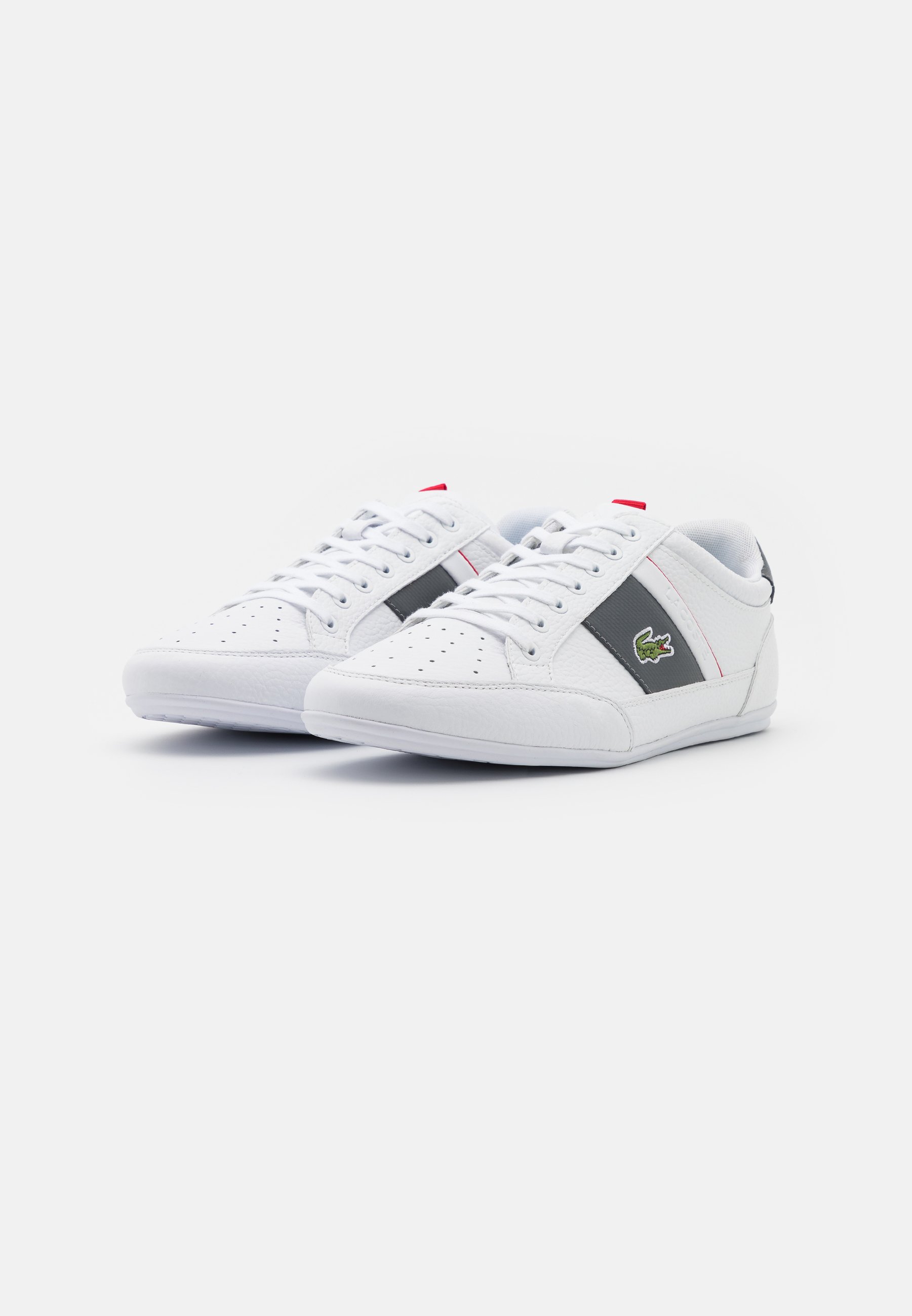 Lacoste CHAYMON - Trainers - white/dark grey/white - Zalando.ie