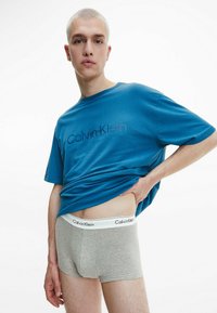 Calvin Klein Underwear TRUNK 3 PACK MODERN COTTON STRETCH - Boxer brief - black/white/grey heather