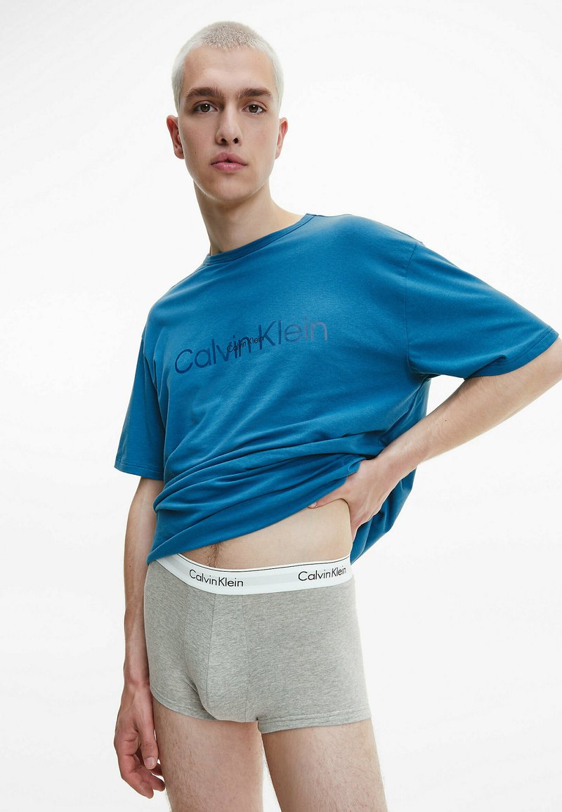 Calvin Klein Underwear TRUNK 3 PACK MODERN COTTON STRETCH - Boxer brief - black/white/grey heather