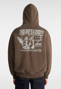 Vans EARTHBOUND LOOSE FIT FULL - Sudadera con cremallera - dark brown