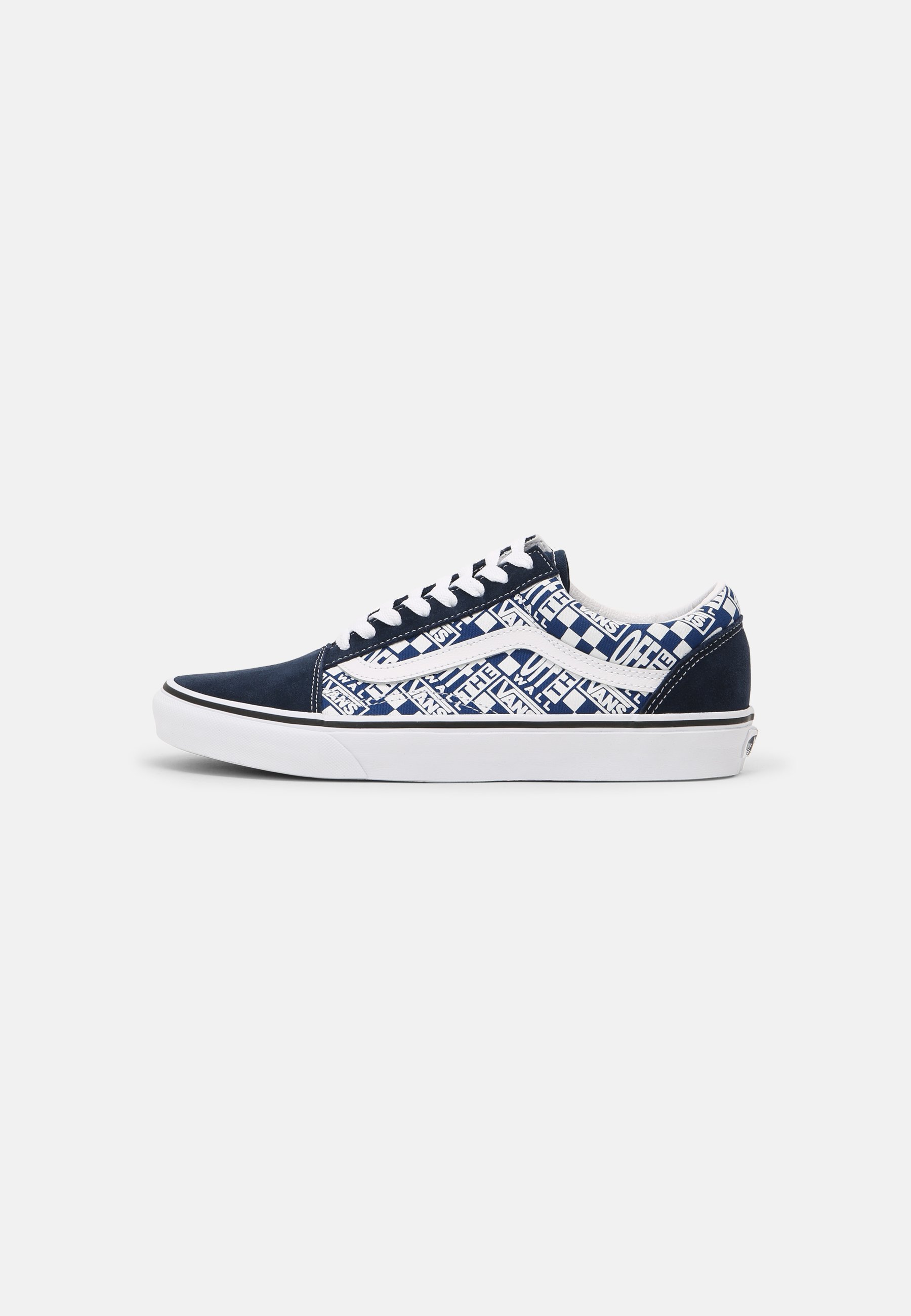 vans old skool white true blue