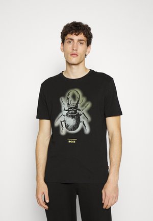 TEECOME - T-shirt imprimé - black