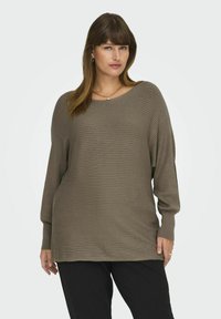 ONLY Carmakoma CARNEW ADALINE - Svetr - walnut