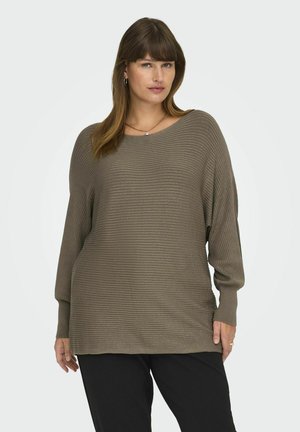 ONLY Carmakoma CARNEW ADALINE - Svetr - walnut