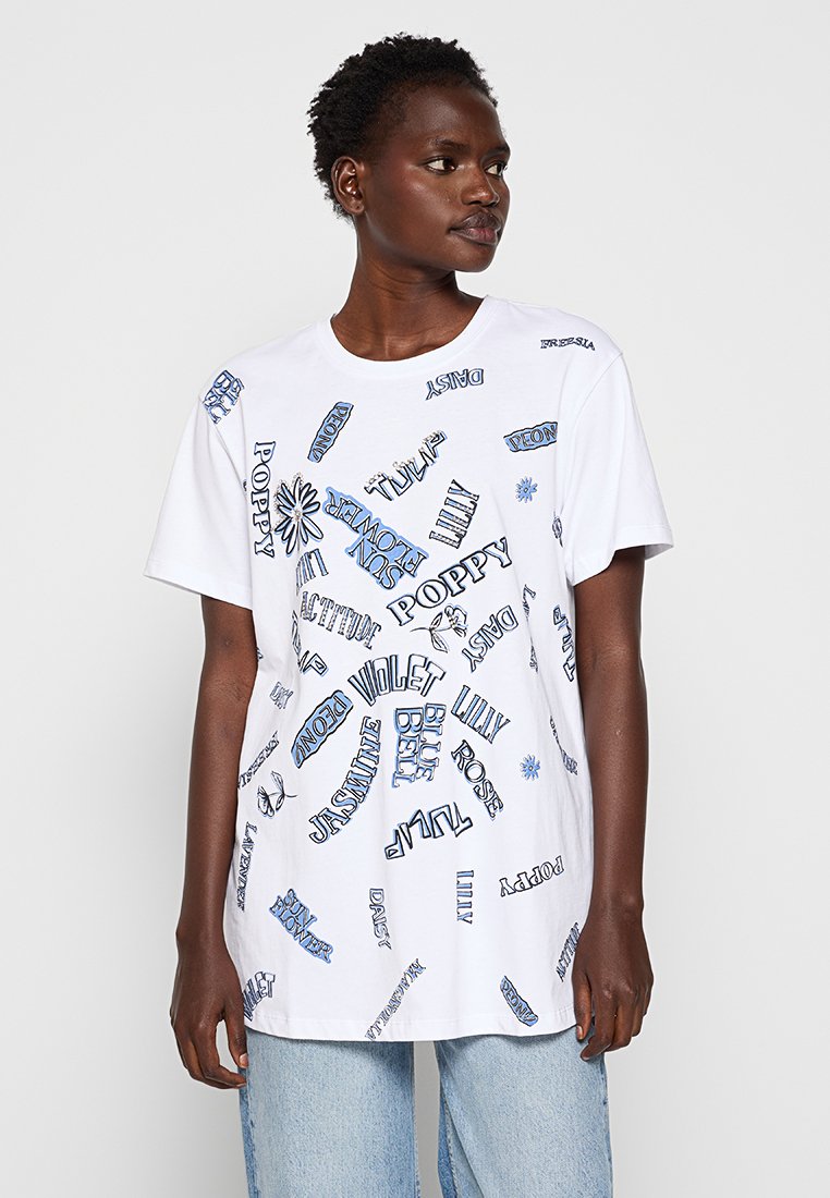 Twinset ACTITUDE T-shirt print wit Twinset ACTITUDE T-shirt print wit