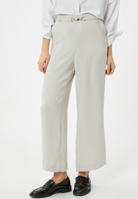 Koton WIDE LEG - Broek - beige
