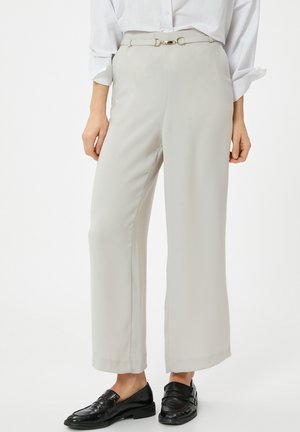 Koton WIDE LEG - Housut - beige