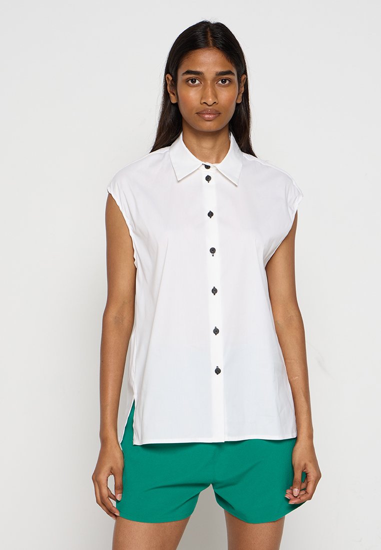 Sarah Pacini Overhemdblouse wit