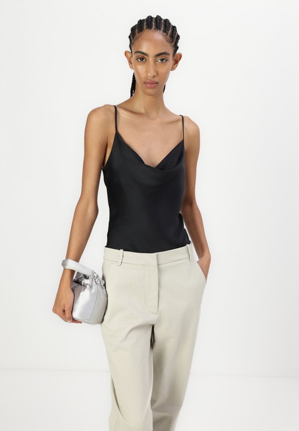 SLIM PANT - Trousers - silver lining3