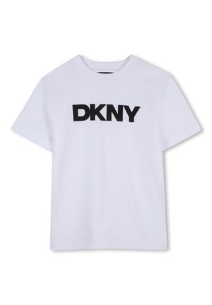 MET KORTE MOUWEN - T-shirt imprimé - blanc