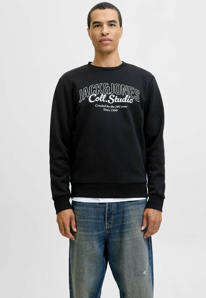 Jack & Jones JORDALSTON BRANDING PLS - Felpa con cappuccio - navy