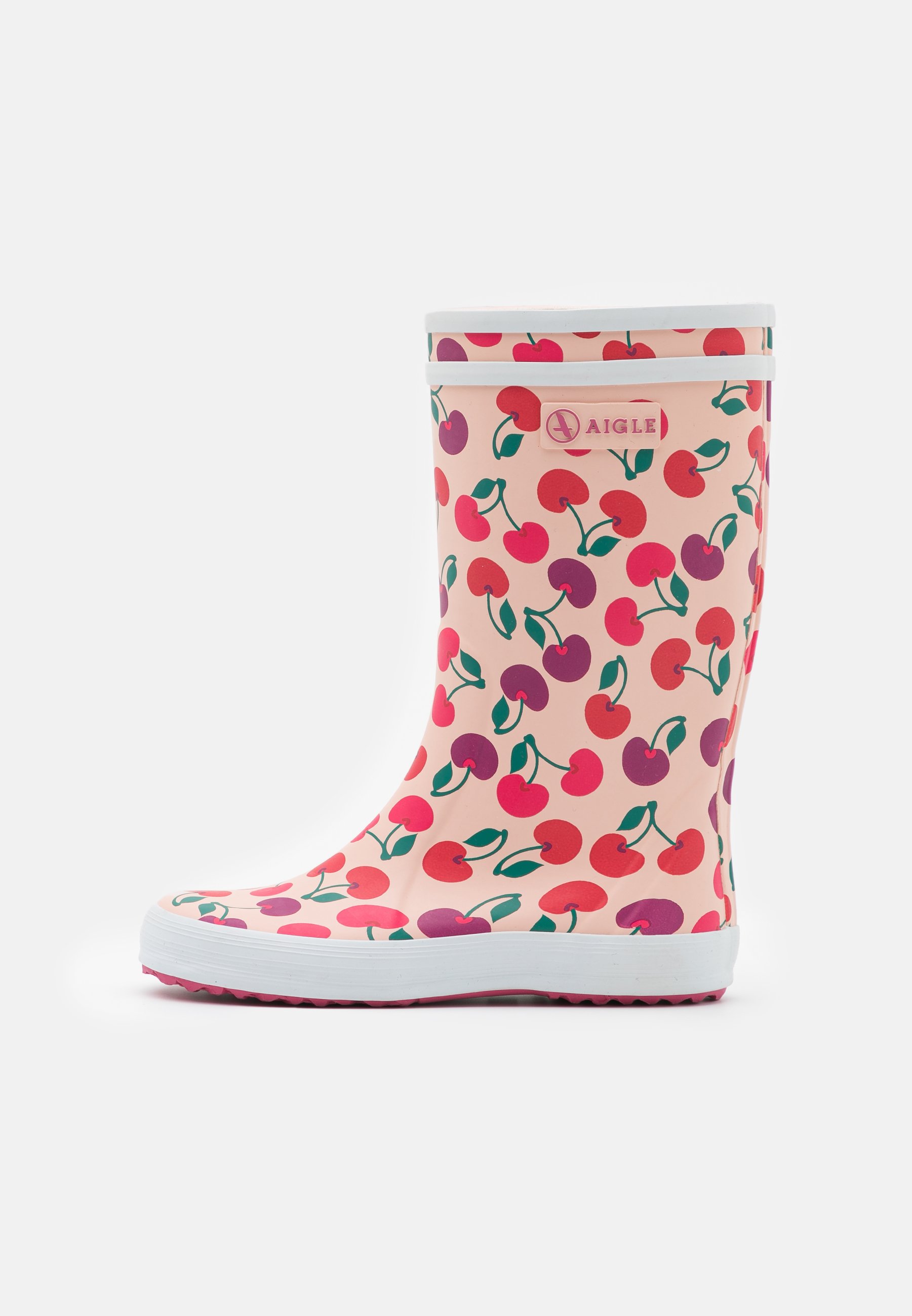 Aigle LOLLY POP THEME - Bottes en caoutchouc - cherry/rose clair -  ZALANDO.FR