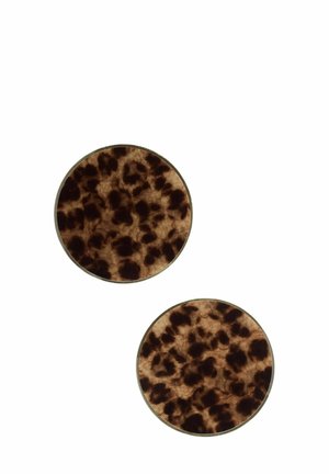 Next, SET OF 2 TORTOISESHELL EFFECT GLASS - Tischset - brown